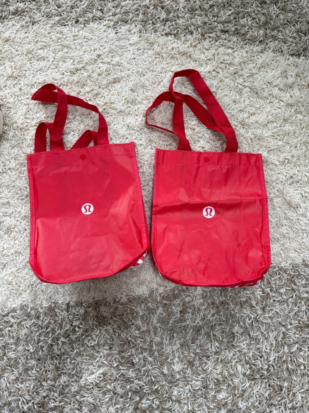 lululemon athletica Red Reusable Tote Bag - Lightweight Everyday Carry